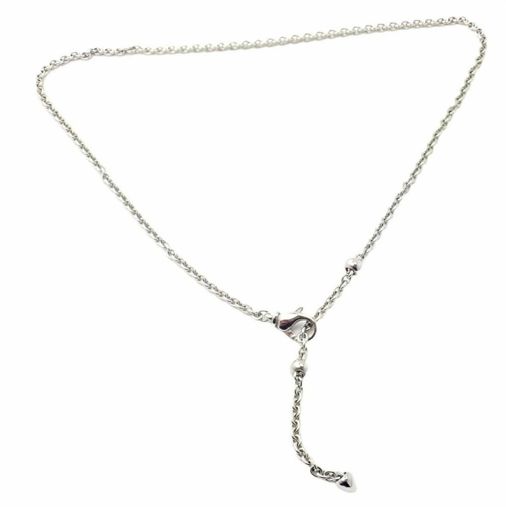 Bulgari Cicladi 18K white gold link chain necklace, est. $2,500-$3,000