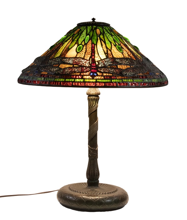 Tiffany Studios table lamp with Dragonfly shade, est. $100,000-$150,000