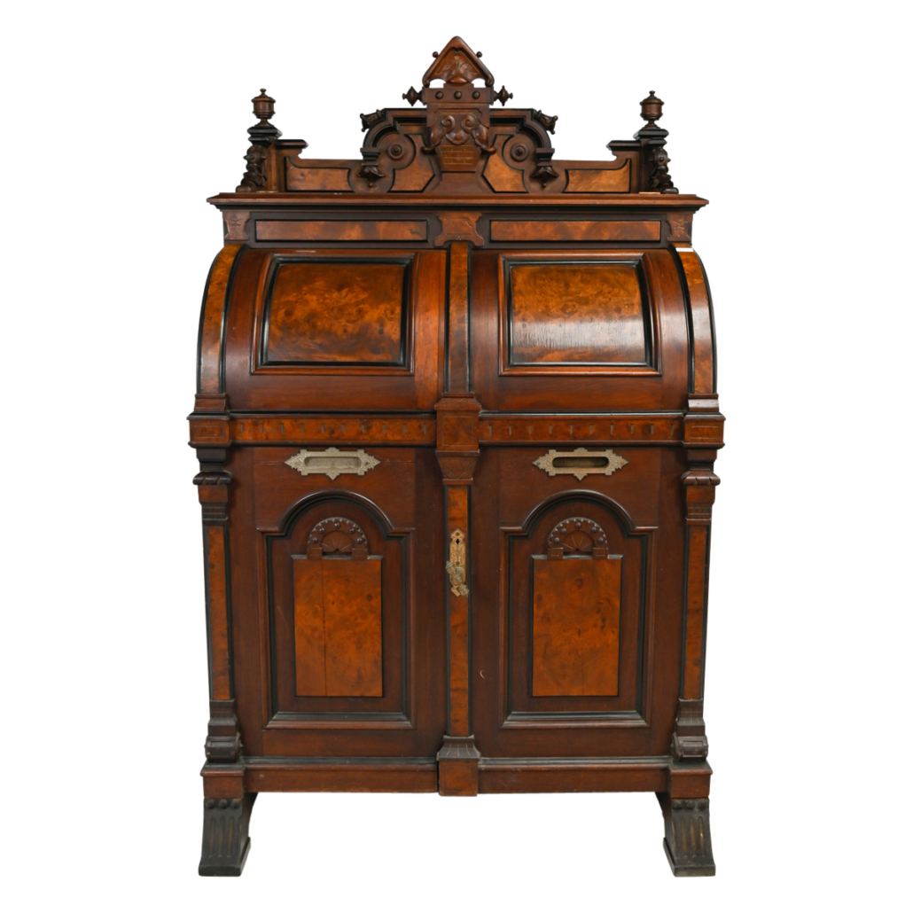 American Renaissance Revival Wooton desk, $5,100