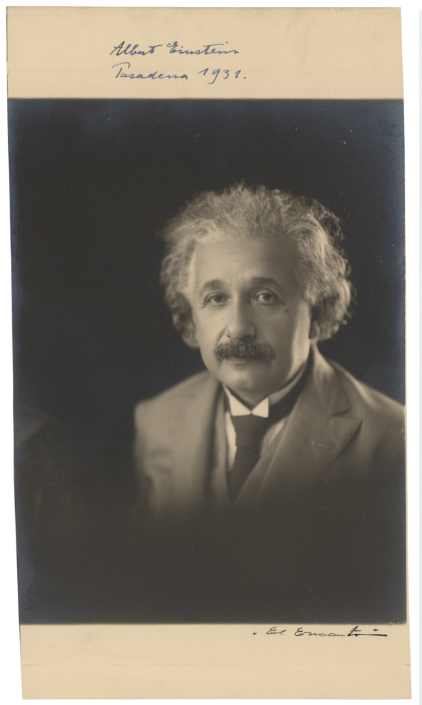 Albert Einstein photo taken during his 1930 trip to Cuba, est. $20,000-$30,000