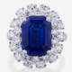Sapphire, diamond and 14K white gold ring, $119,700