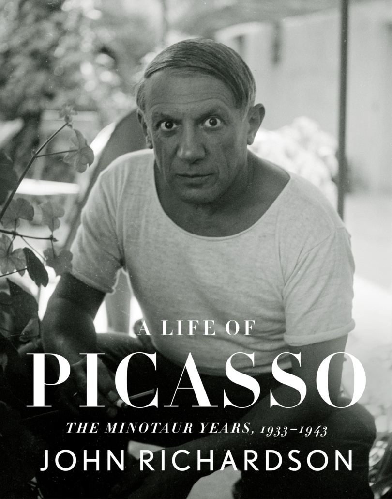 Cover of ‘A Life of Picasso: The Minotaur Years,’ by John Richardson, which debuts November 16. Image courtesy of Knopf