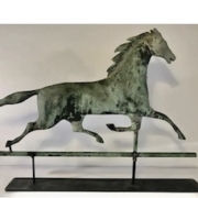 Late 19th-century Ethan Allen form horse weathervane, est. $2,000-$2,500
