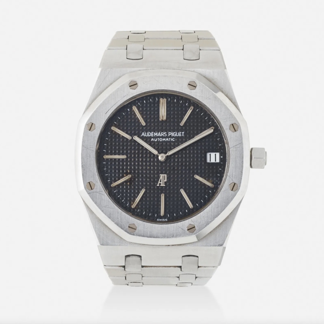 Audemars Piguet Royal Oak Model 5402 ST Jumbo stainless steel wristwatch, $106,250