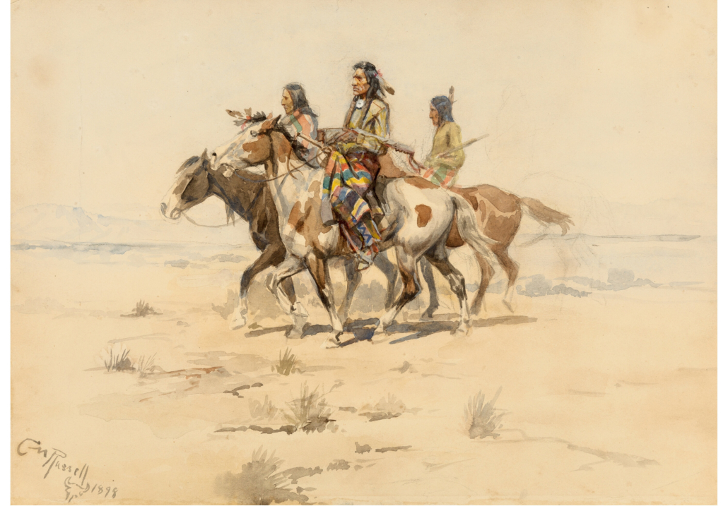 Charles Marion Russell, ‘Scouting Party,’ $70,000-$100,000