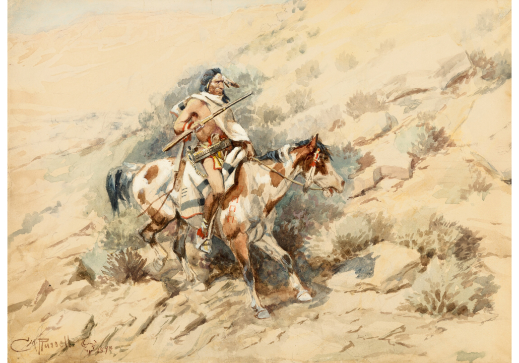 Charles Marion Russell, ‘The Lone Scout,’ est. $150,000-$250,000