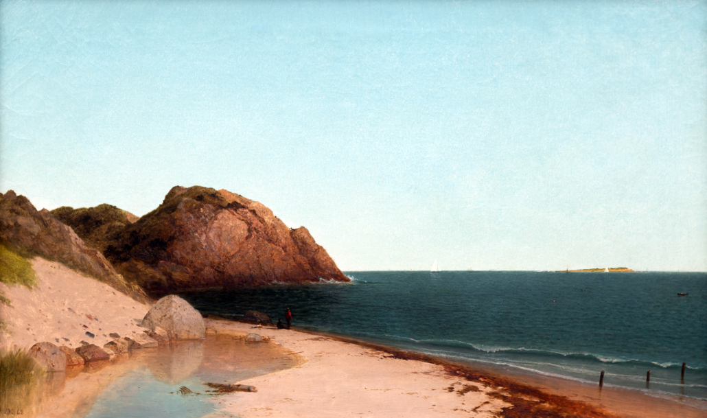 John Frederick Kensett, ‘Singing Beach & Eagle Rock, Magnolia, Massachusetts,’ $1.08 million