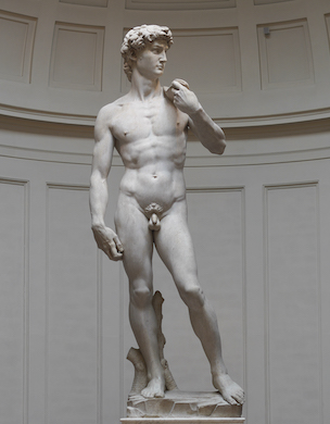 Art or censorship? Expo omits bottom of famed David statue