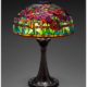 Tiffany Studios leaded glass and bronze Oriental Poppy lamp, est. $100,000-$150,000