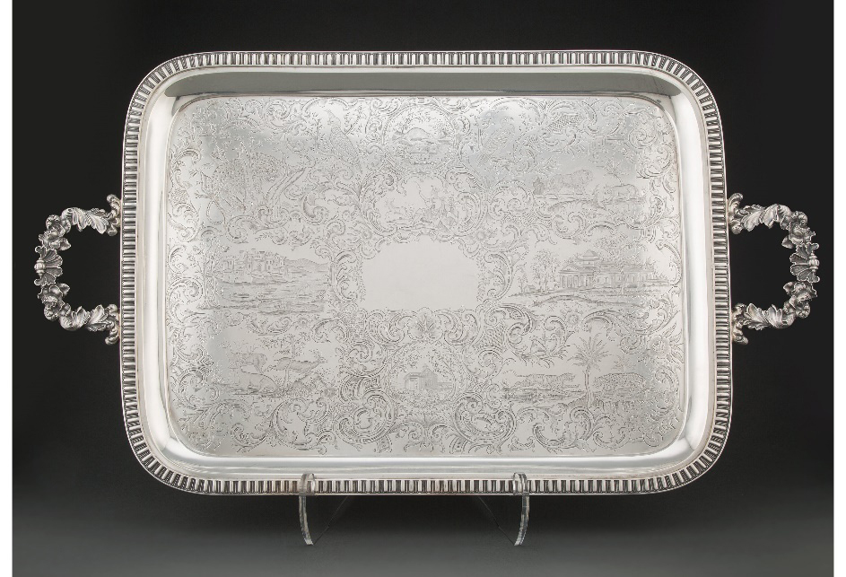  Large William Gale & Son tray, est. $12,000-$18,000