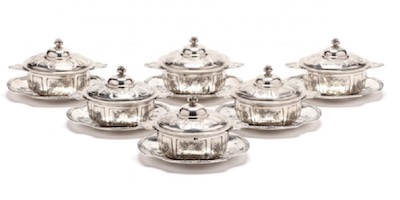 SJ to auction French silver, diamond earrings and more,  Nov. 21