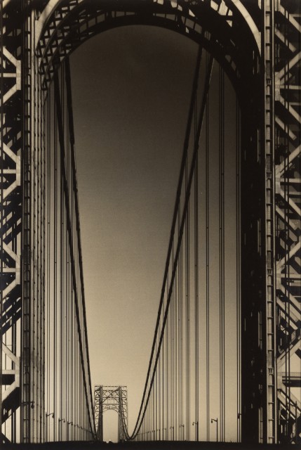 Margaret Bourke-White, ‘George Washington Bridge, Hudson River, NYC,’ est. $70,000-$100,000