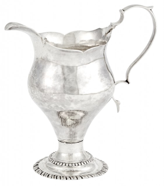 Paul Revere Jr., silver cream jug, $22,680