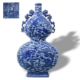 Blue and white double gourds vase, Qianlong period, est. $5,000-$8,000