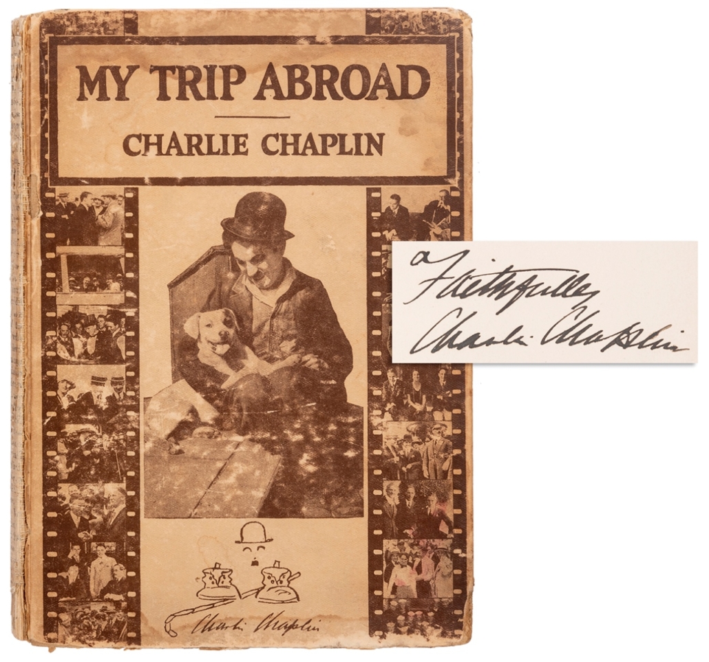 Signed copy of Charlie Chaplin's ‘My Trip Abroad,’ est. $400-$600