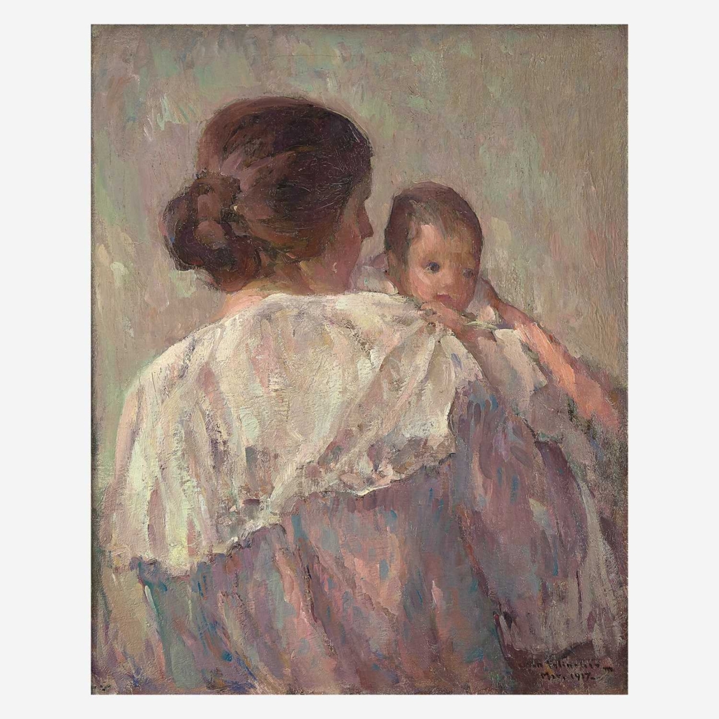 John Fulton Folinsbee, ‘Mother and Daughter,’ est. $10,000-$15,000