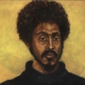 ‘Brother,’1967-1969, Charles Searles (1937–2004). Oil on canvas, 16 1/4 × 20 inches. Delaware Art Museum, Acquisition Fund, 2020 © Estate of Charles Searles. From the exhibit Afro-American Images 1971: The Vision of Percy Ricks, open at the Delaware Art Museum through January 23, 2022.