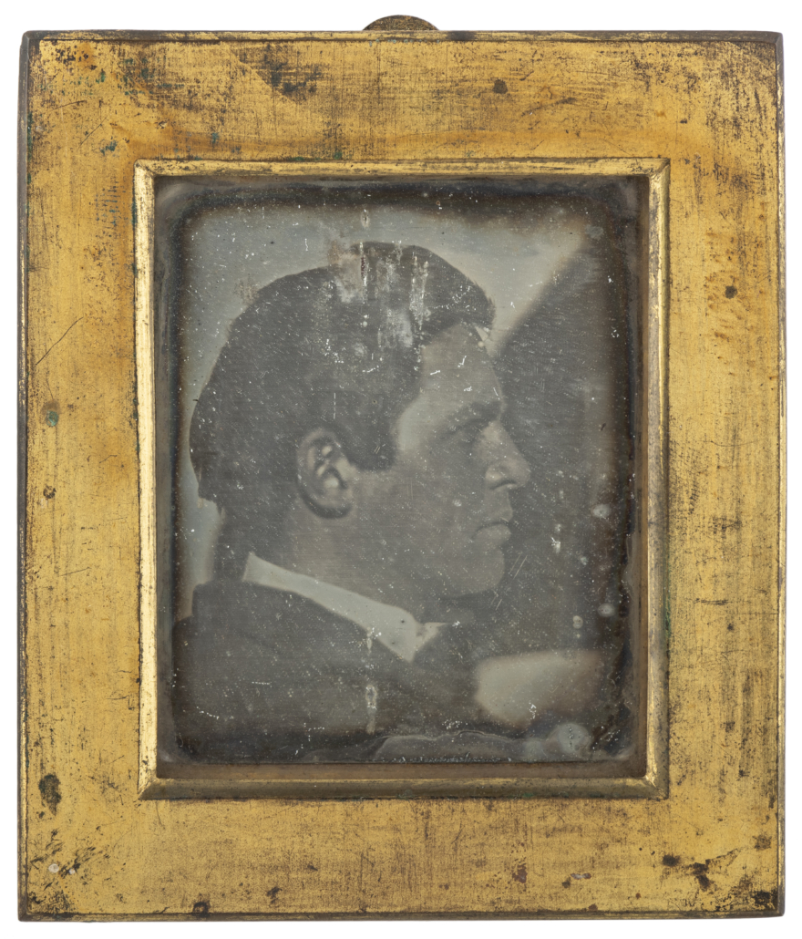 Daguerreotype portrait of Henry Fitz Jr. taken in January 1840. Price realized (for photographic archive): $300,000