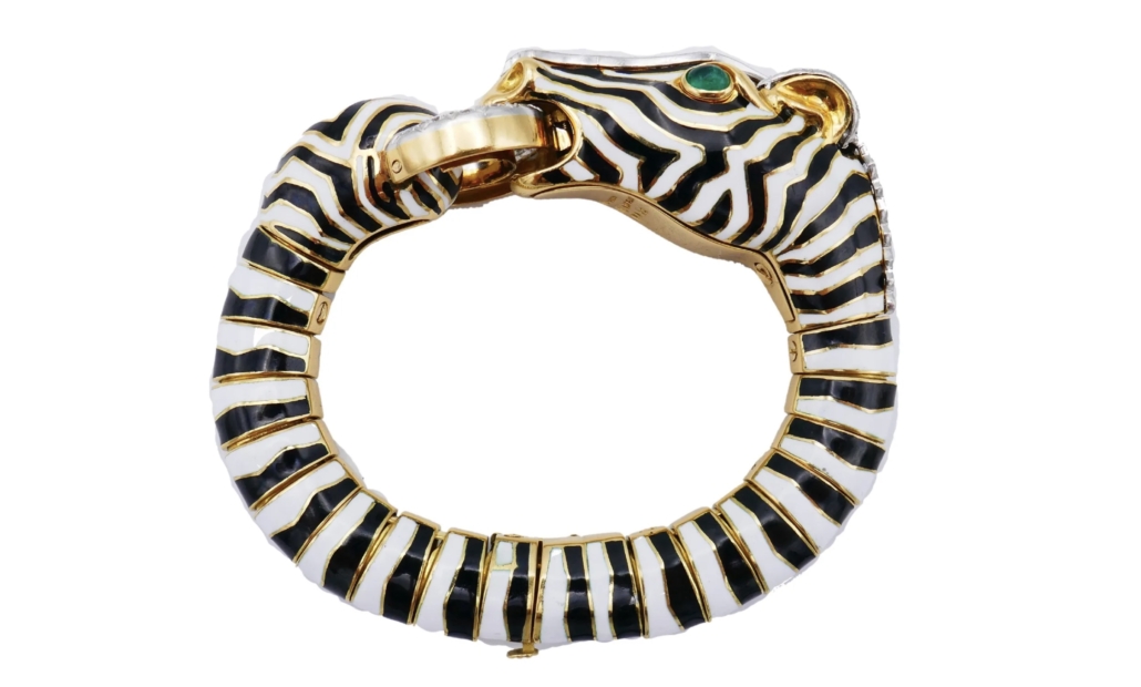 David Webb 18K gold bangle bracelet, est. $56,000-$67,000