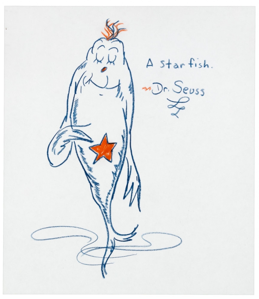 Theodor Geisel, aka Dr. Seuss, ‘Starfish,’ est. $3,000-$5,000