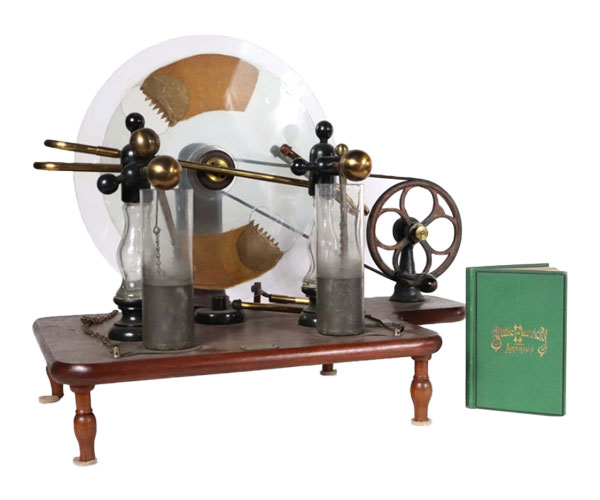 Circa-1880 electrostatic machine by J&H Berge Makers, New York, est. $1,500-$2,500