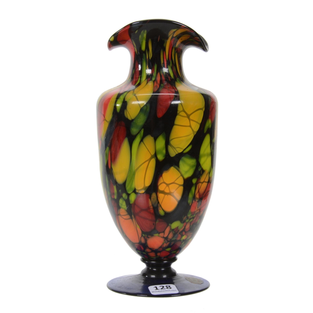 Circa-1925 Fenton pedestal vase, $6,600