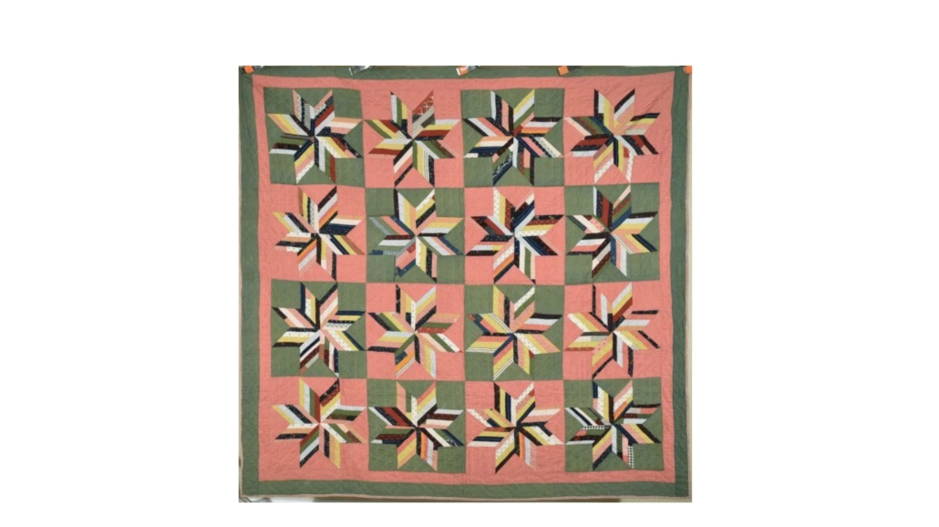Late 19th-century Mennonite stars quilt, est. $800-$1,000