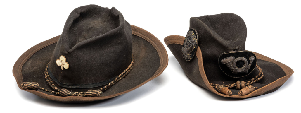 Two Army slouch hats identified to Captain Charles E. Nash, est. $40,000-$60,000
