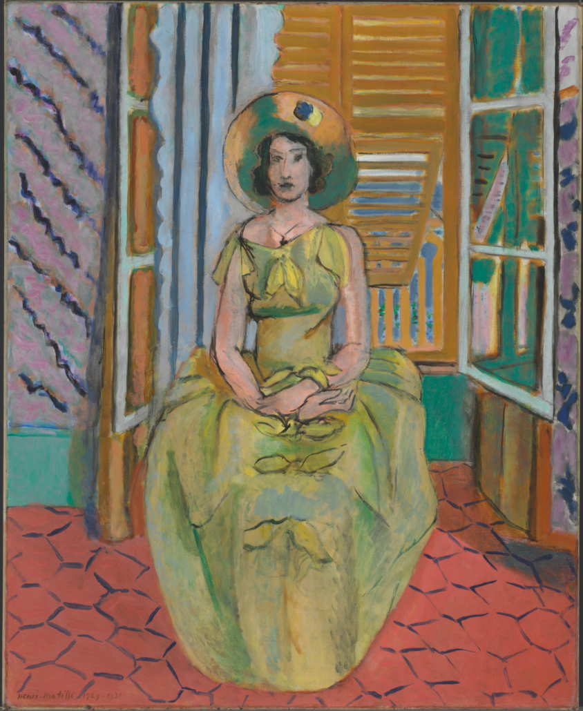 Henri Matisse, ‘The Yellow Dress,’ 1929-31. The Baltimore Museum of Art: The Cone Collection, formed by Dr. Claribel Cone and Miss Etta Cone of Baltimore, Maryland. BMA 1950.256 © Succession H. Matisse, Paris/Artists Rights Society (ARS) New York 