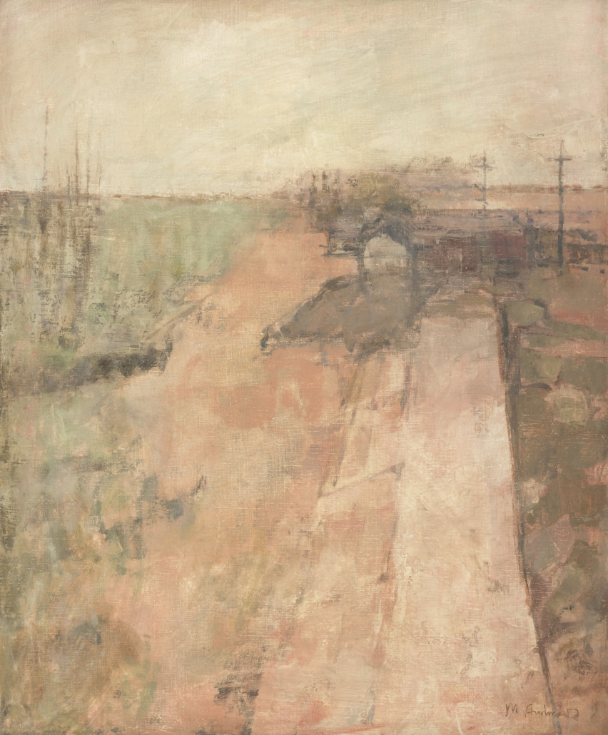 Michael Andrews, ‘Landscape,’ £162,750. Image courtesy of Bonhams