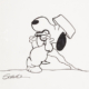 Drawing of Snoopy by Charles Schulz, est. $1,000-$2,000