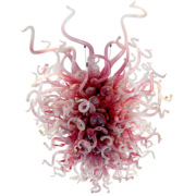 Dale Chihuly, ‘Untitled (Pink and white glass chandelier),’ est. $60,000-$90,000