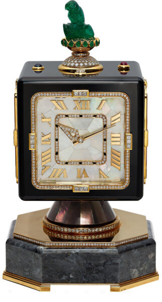 Unique circa-1992 Cartier Pendule Quatre Faces clock, $212,500