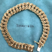 Tiffany & Co. 18K gold chain curb link bracelet, est. $500-$2,000