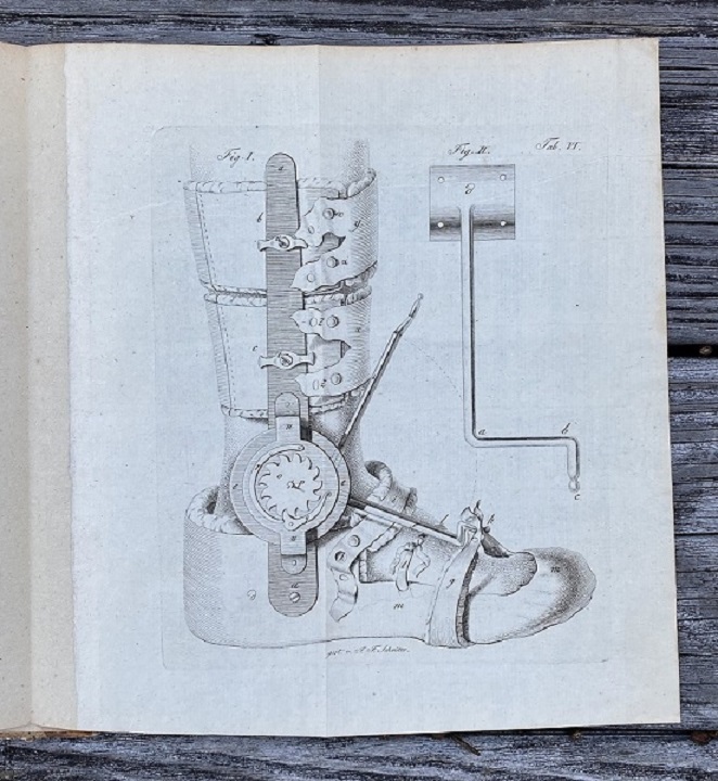 Johann Jorg, 1810 first edition of his influential orthopedic textbook, est. $1,200-$1,800