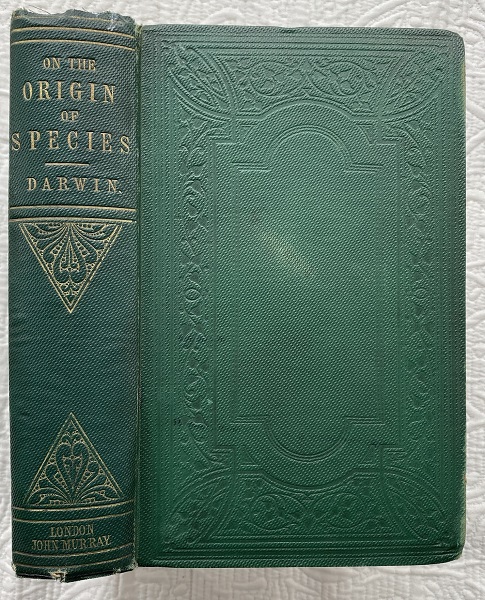 Charles Darwin, 1861 third edition of On the Origin of Species, est. $1,500-$2,500