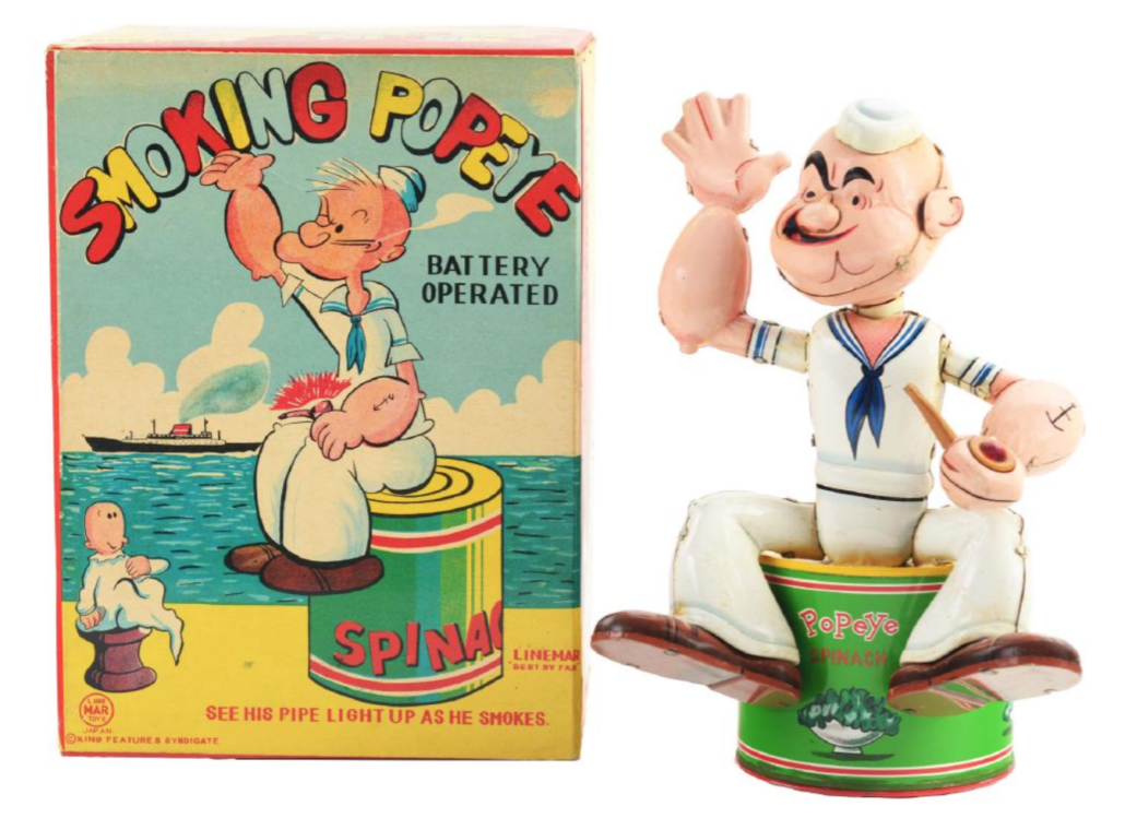 Popeye the Sailor: an action man on land and at sea