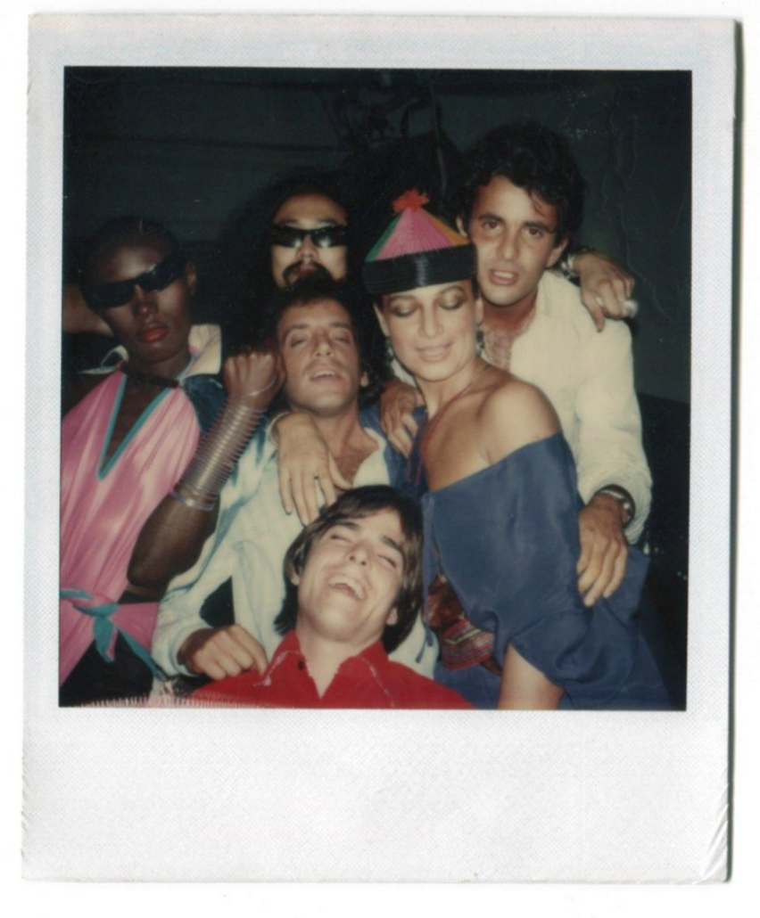 A Polaroid taken by Andy Warhol at Studio 54 in September 1977 includes actress Grace Jones and club co-founder Steve Rubell among a group of club revelers. It sold for $10,000 plus the buyer’s premium in January 2013 at Palm Beach Modern Auctions. Image courtesy of Palm Beach Modern Auctions and LiveAuctioneers.
