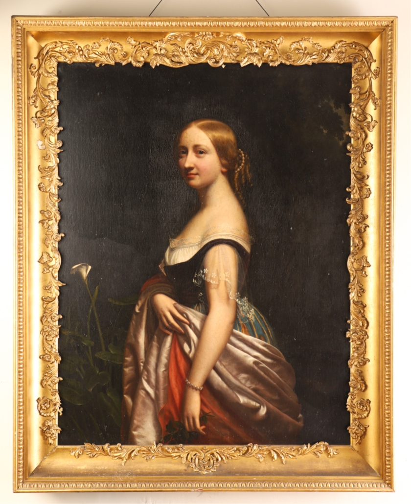 Portrait of Elizabeth Peabody credited to Spiridione Gambardella, est. $8,000-$12,000