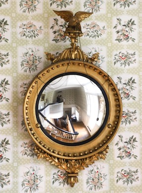 Federal convex mirror that once belonged to Nathaniel Bowditch, est. $20,000-$40,000
