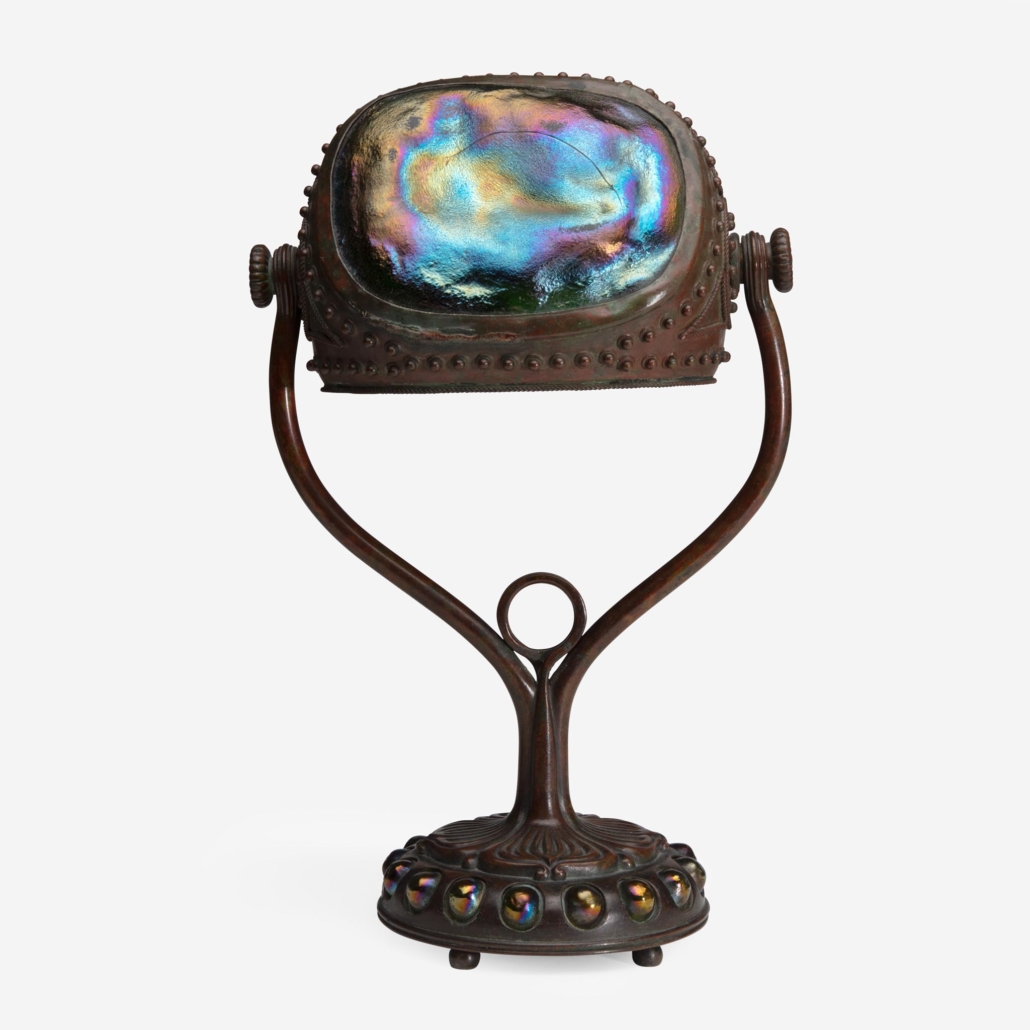 Tiffany Studios Jeweled Turtleback lamp, est. $8,000-$12,000