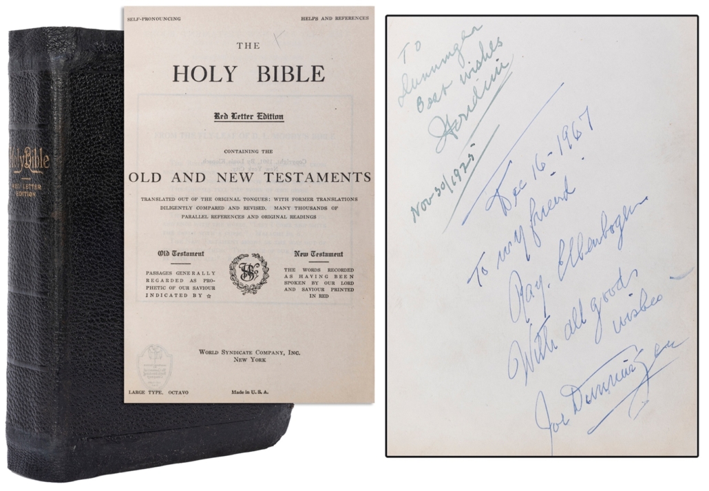 Houdini's Bible apparatus, est. $15,000-$25,000