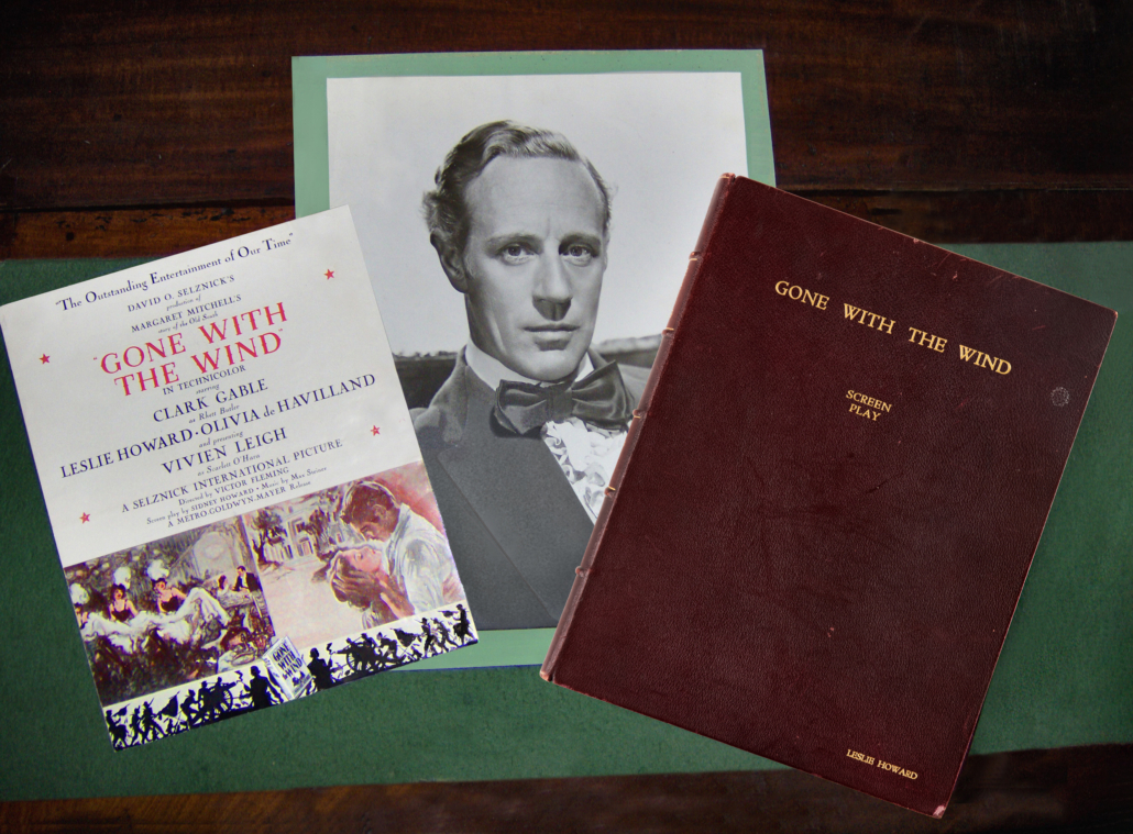 Presentation copy of the final script for ‘Gone With the Wind,’ given to Leslie Howard by David O. Selznick, $22,688