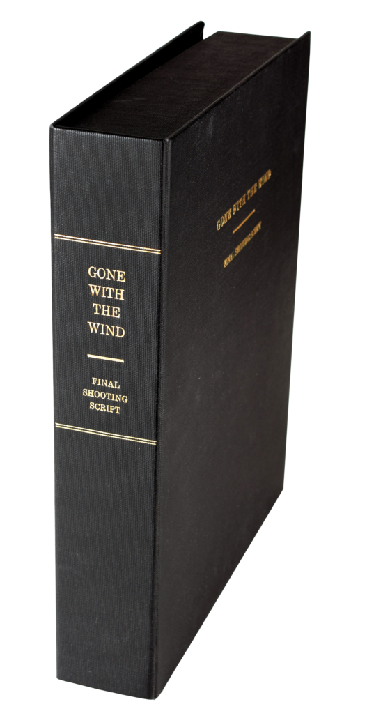 Black case that holds the presentation copy of the final script for ‘Gone With the Wind,’ $22,688