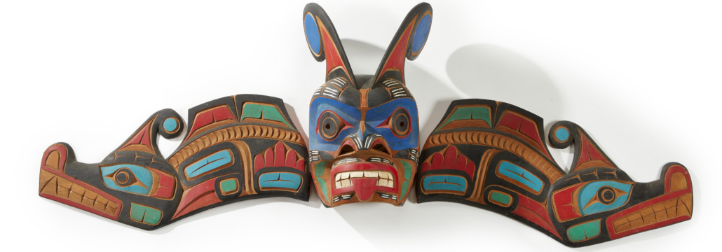 Northwest Coast Sisutl mask by Jimmy Joseph, $2,000 