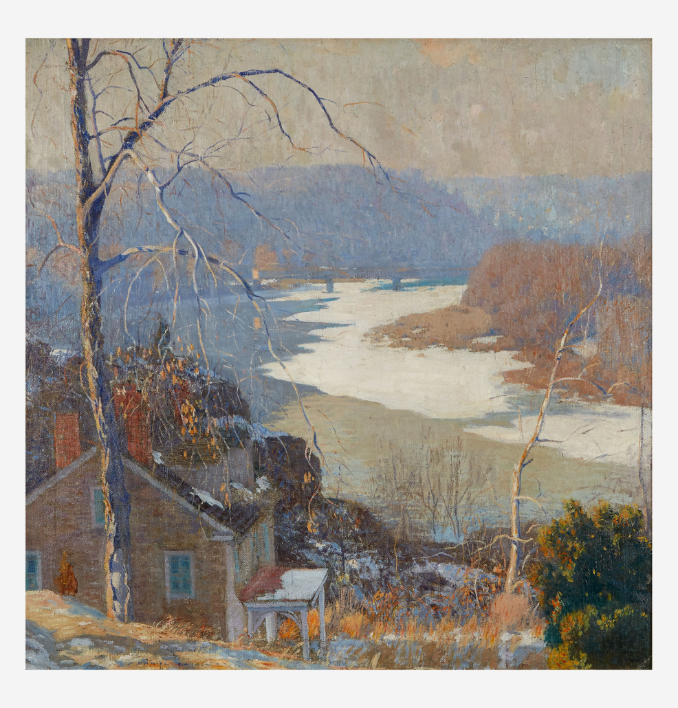 Daniel Garber, ‘Up the River, Winter,’ $252,000
