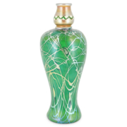 Steuben Green Aurene vase, est. $2,000-$20,000