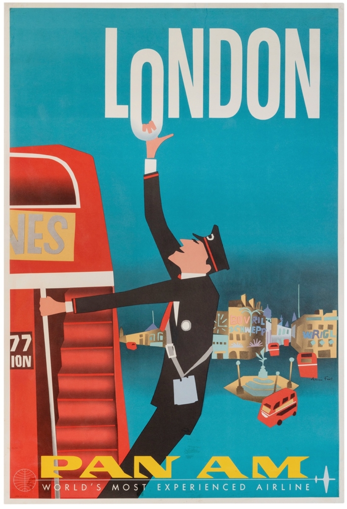 Aaron Fine, ‘London / Pan Am,’ est. $900-$1,300