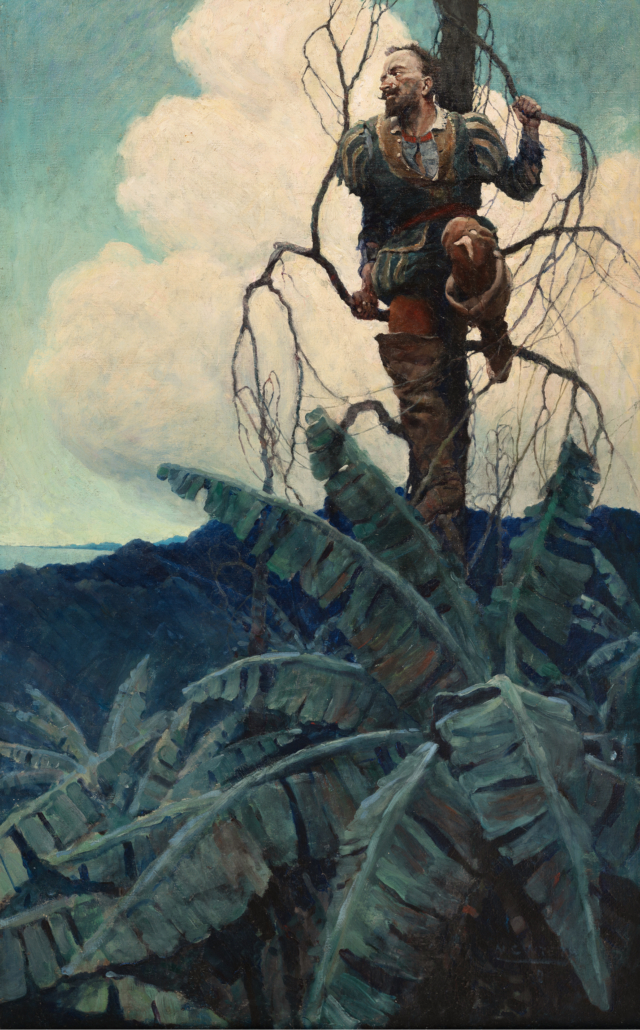  N.C. Wyeth, ‘When Drake Saw for the First Time the Waters of the South Sea,’ $275,000