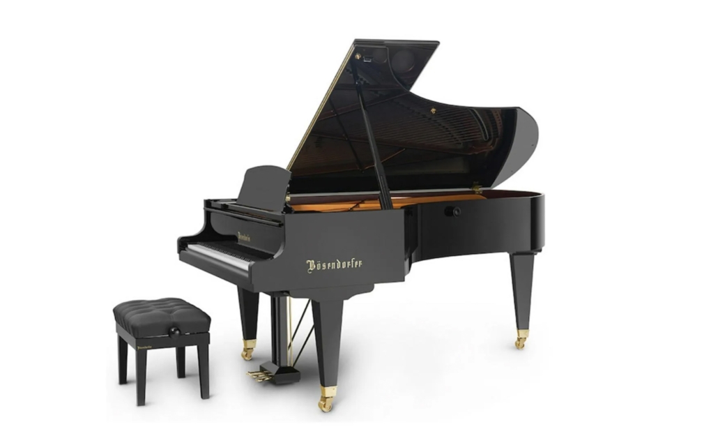An undated Bosendorfer grand piano, model 225, serial no.37277, achieved $42,500 plus the buyer’s premium in January 2021. Image courtesy of Ripley Auctions and LiveAuctioneers.